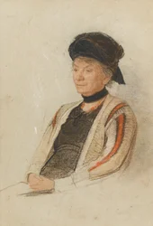 Porträt von Miss De Rosier